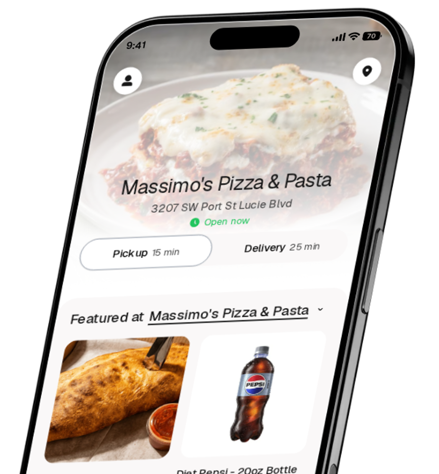 Massimo's Pizza & Pasta app preview